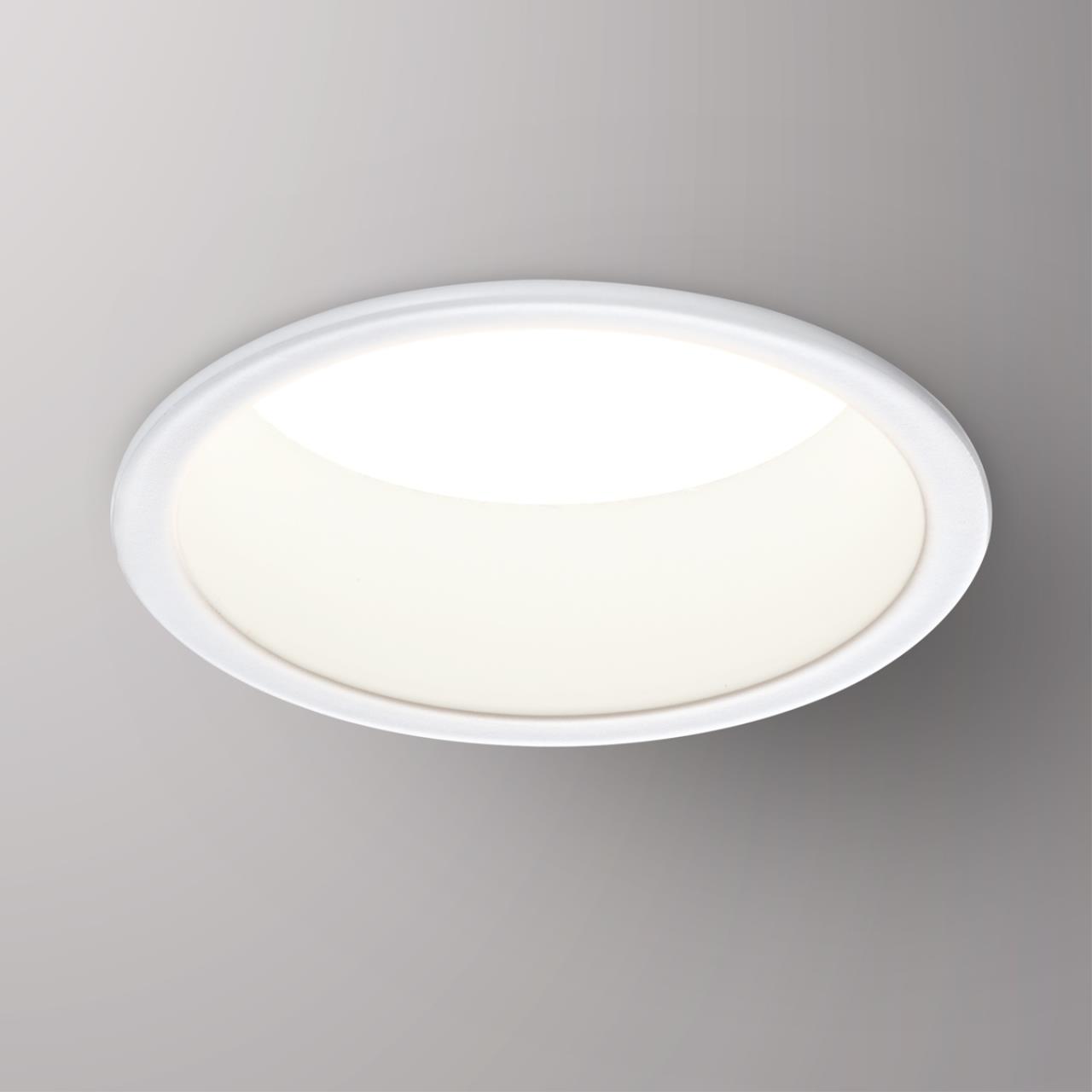 Светильник встраиваемый светодиодный NOVOTECH SPOT TRAN белый LED 9W 4000К плафон белый