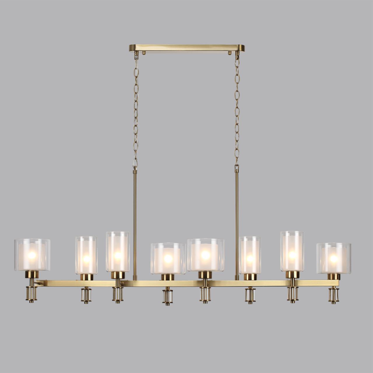 Люстра ODEON LIGHT CLASSIC SAGA античная бронза, латунь E14*8 10W плафон