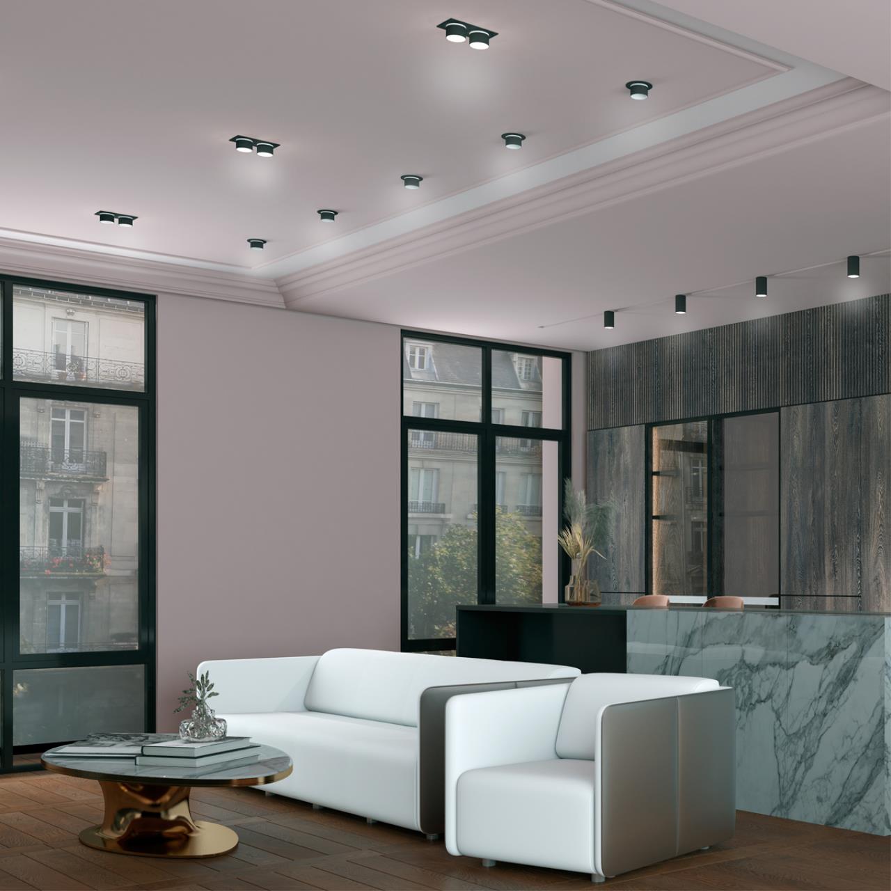 Светильник встраиваемый NOVOTECH SPOT LIRIO черный GU10*2 10W
