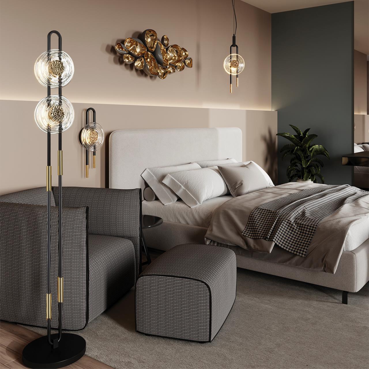 Бра ODEON LIGHT EXCLUSIVE MODERN MAGNET черный