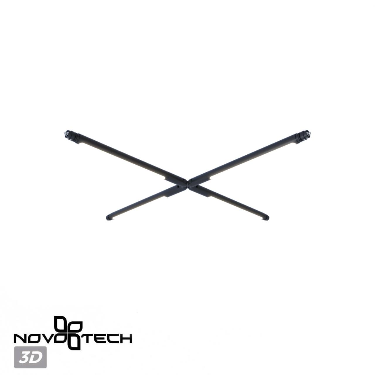 Соединитель гибкий "X" NOVOTECH KONST GLAT черный