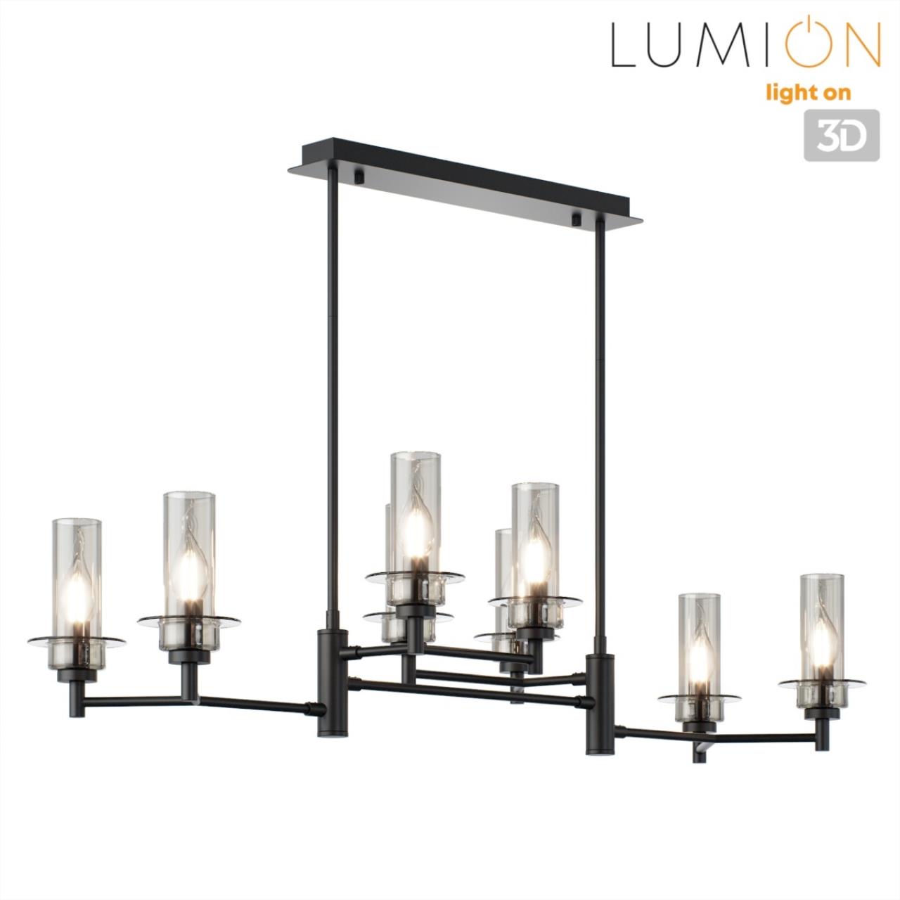 Люстра на штанге LUMION CLASSI MADONNA черный E14*8 10W