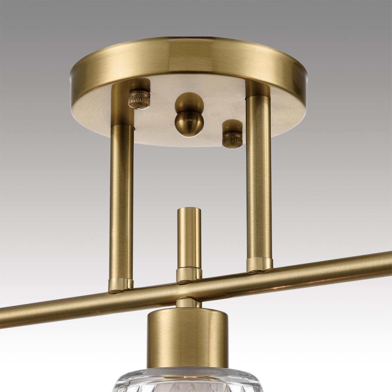 Люстра потолочная LUMION COMFI VIVIAN латунь E27*3 10W