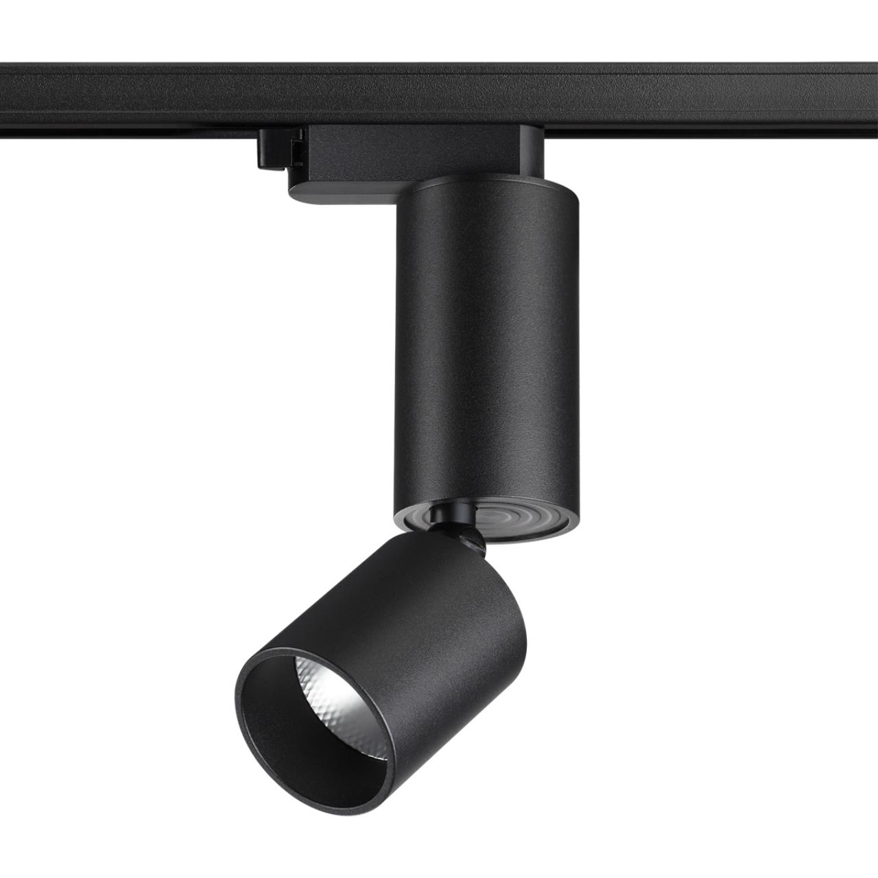 Светильник светодиодный однофазный трехжильный трековый NOVOTECH PORT TUBO черный LED 10W