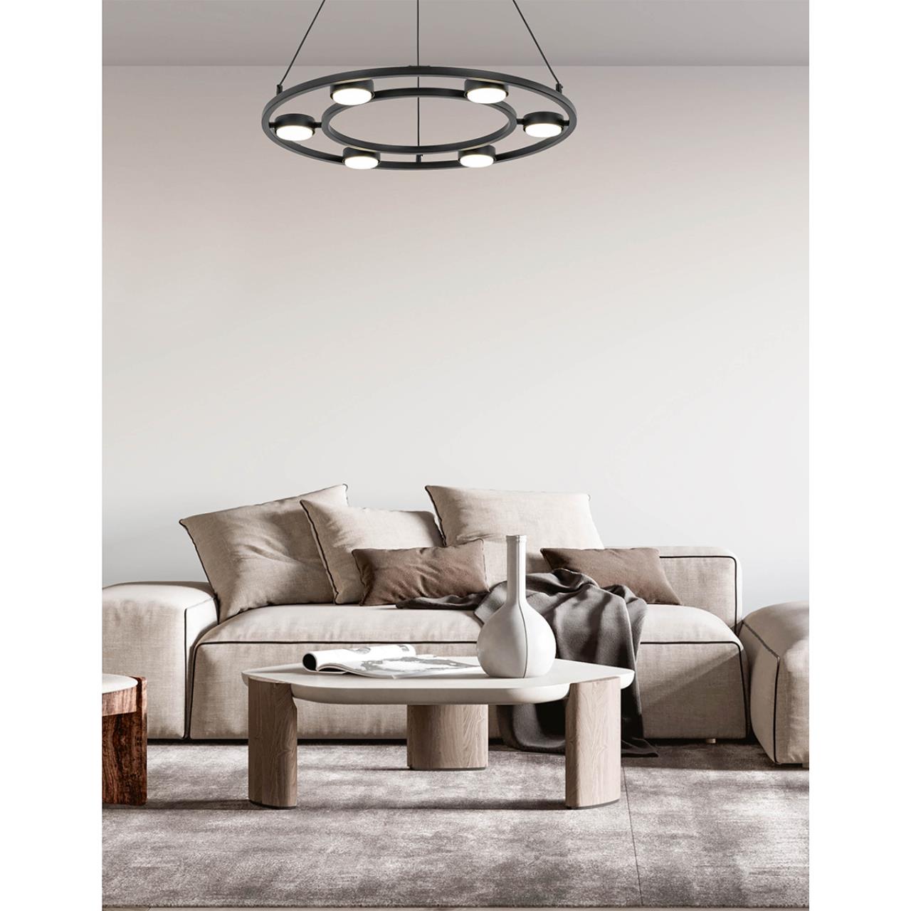 Люстра подвесная LUMION MODERNI TORINA черный GX53*6 10W