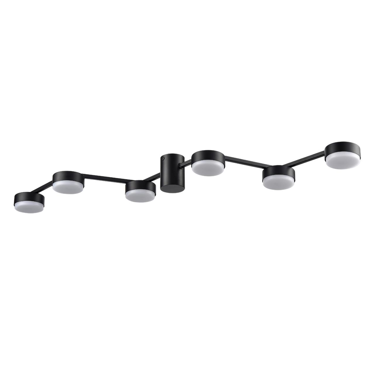 Люстра потолочная LUMION COMFI SANATA черный GX53*6 10W