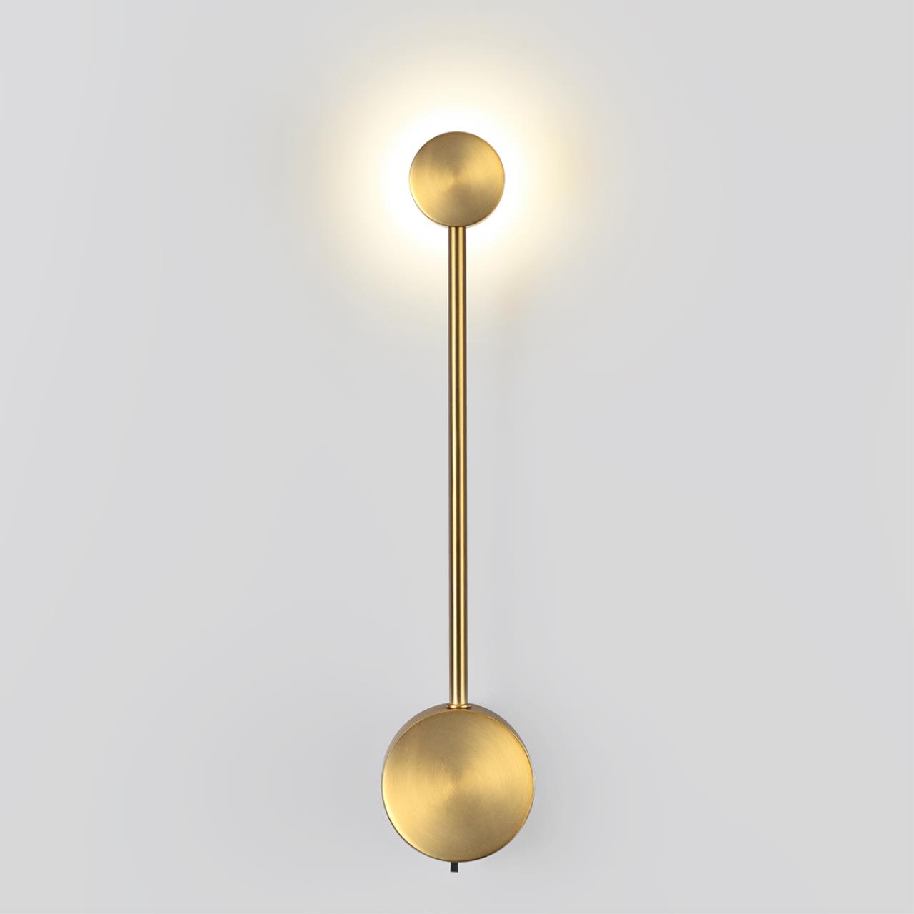 Настенный светильник ODEON LIGHT HIGHTECH SATELLITE античная бронза LED*1 6W 3000/4000К 382 мм