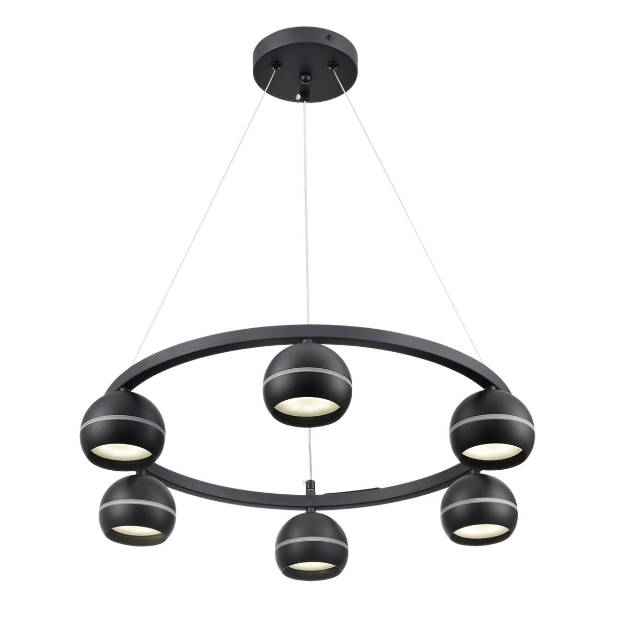 Люстра подвесная LUMION COMFI LUAZANA черный GX53*6 10W