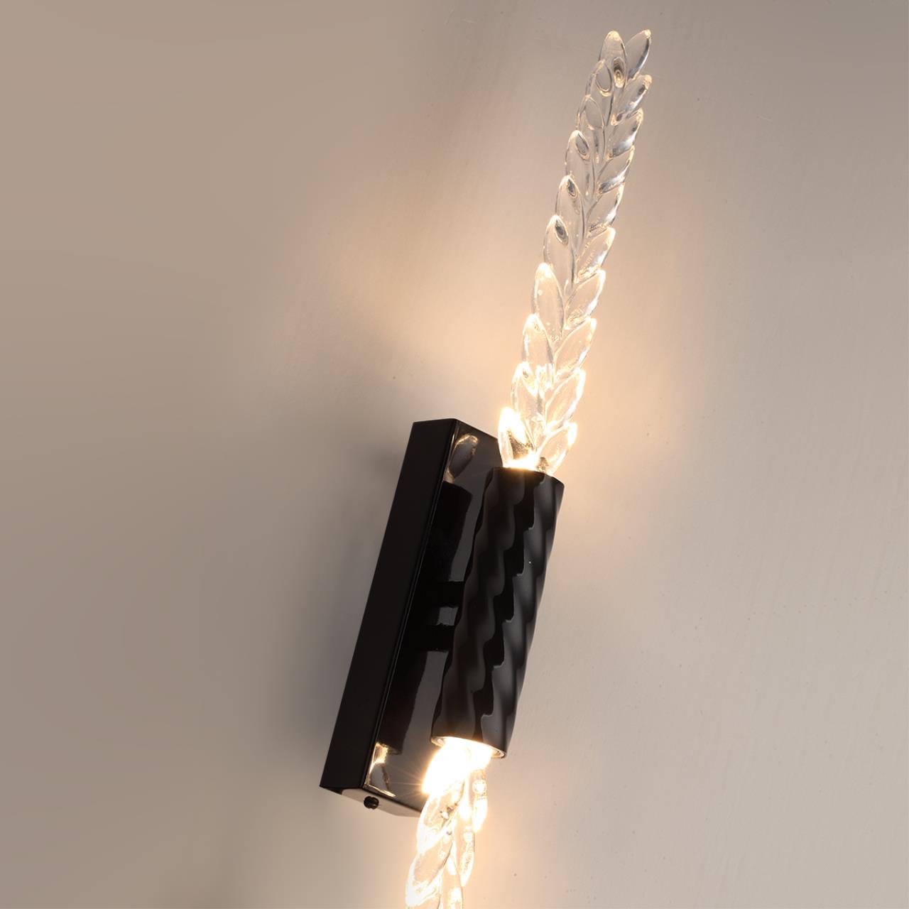 Настенный светильник ODEON LIGHT EXCLUSIVE L-VISION KOLOS черный LED*2 2*2,5W