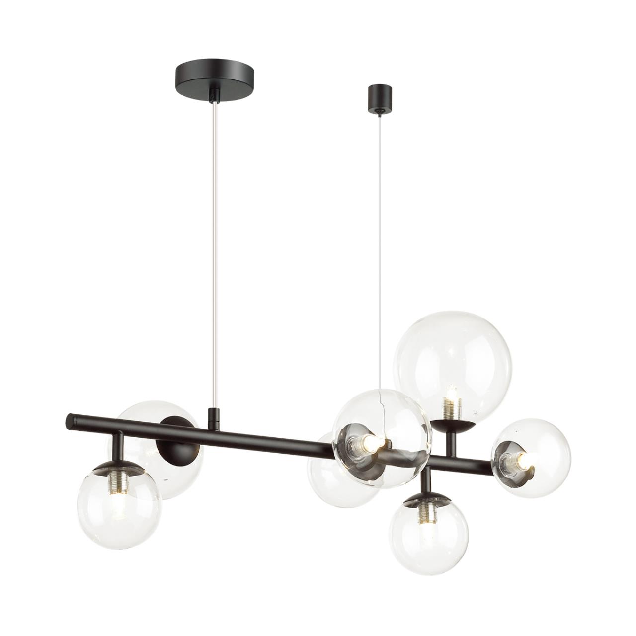 Люстра линейная ODEON LIGHT MODERN TOVI черный G9*7 10W