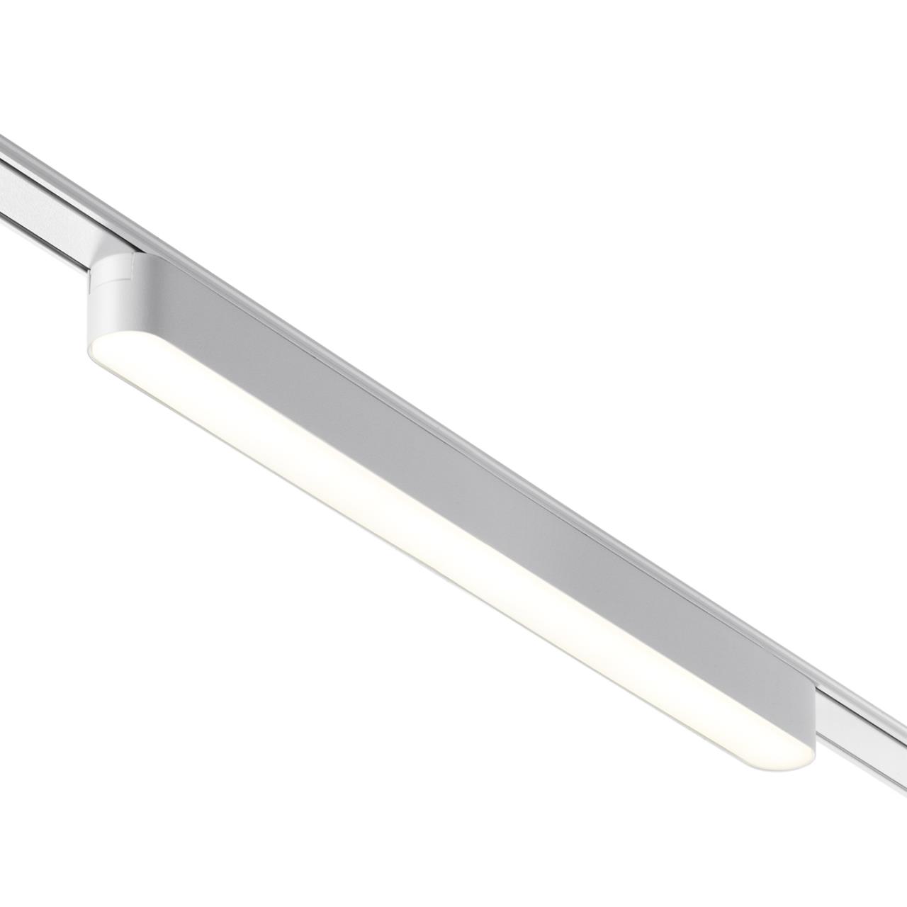 Трековый светильник для низковольтного шинопровода NOVOTECH SHINO SMAL белый LED*1 18W 3000К плафон белый