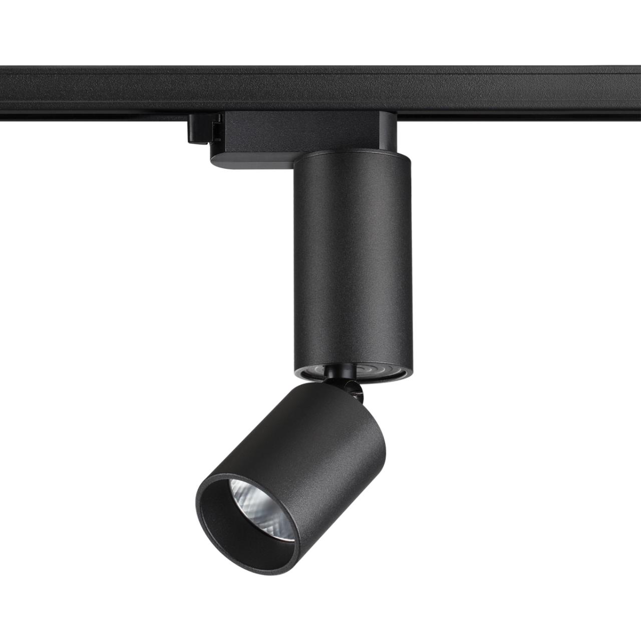 Светильник светодиодный однофазный трехжильный трековый NOVOTECH PORT TUBO черный LED 5W