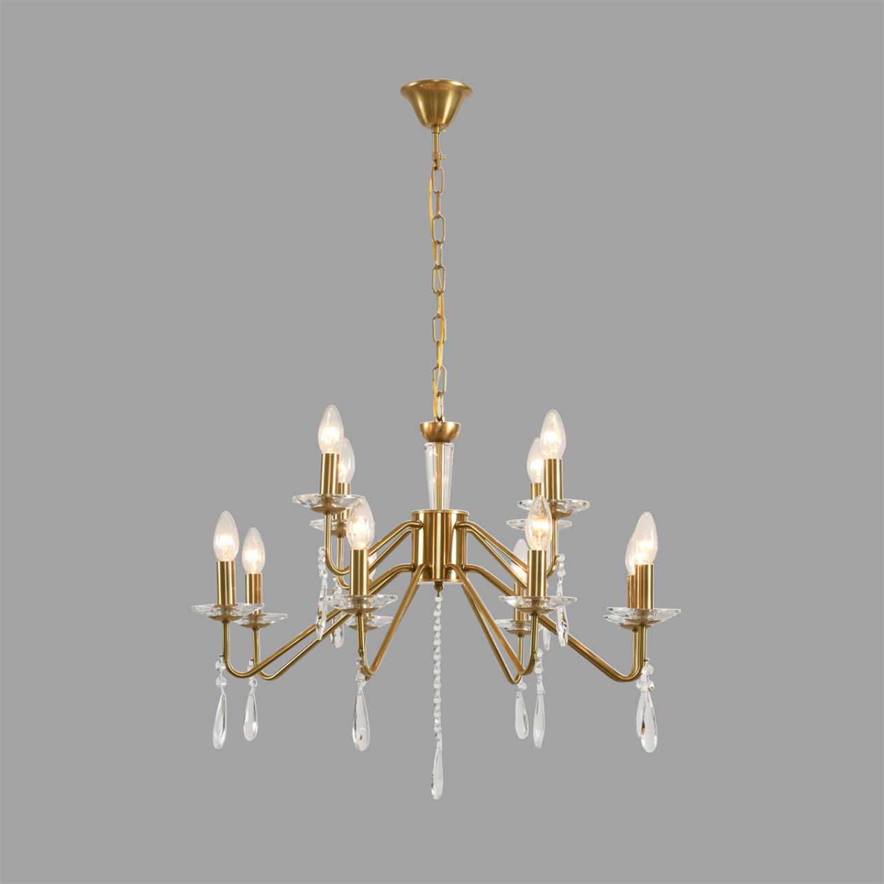 Люстра LUMION CLASSI SEVERINA золотой E14*12 10W