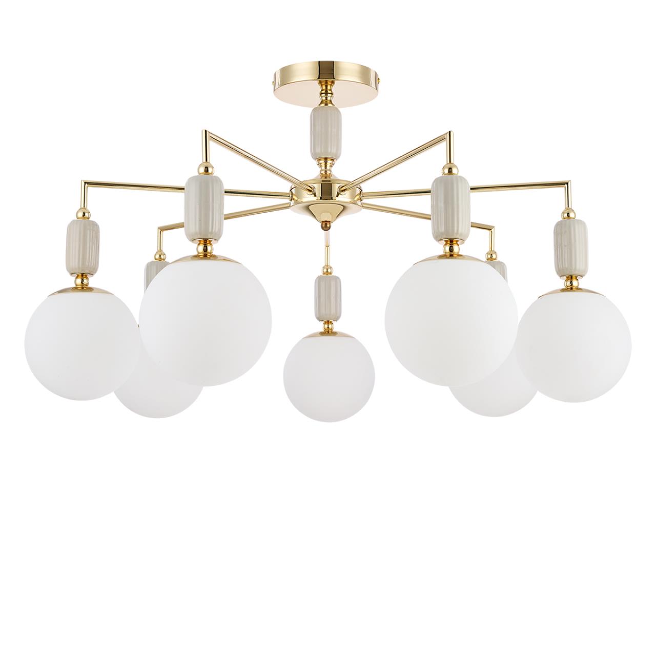 Люстра потолочная LUMION CLASSI VIVIEN золотой E14*7 10W