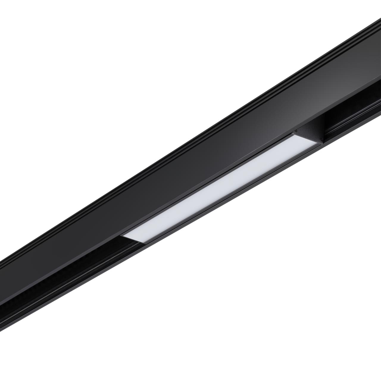 Трековый светильник для низковольного шинопровода NOVOTECH SHINO KIT черный LED*1 12W 4000К плафон черный