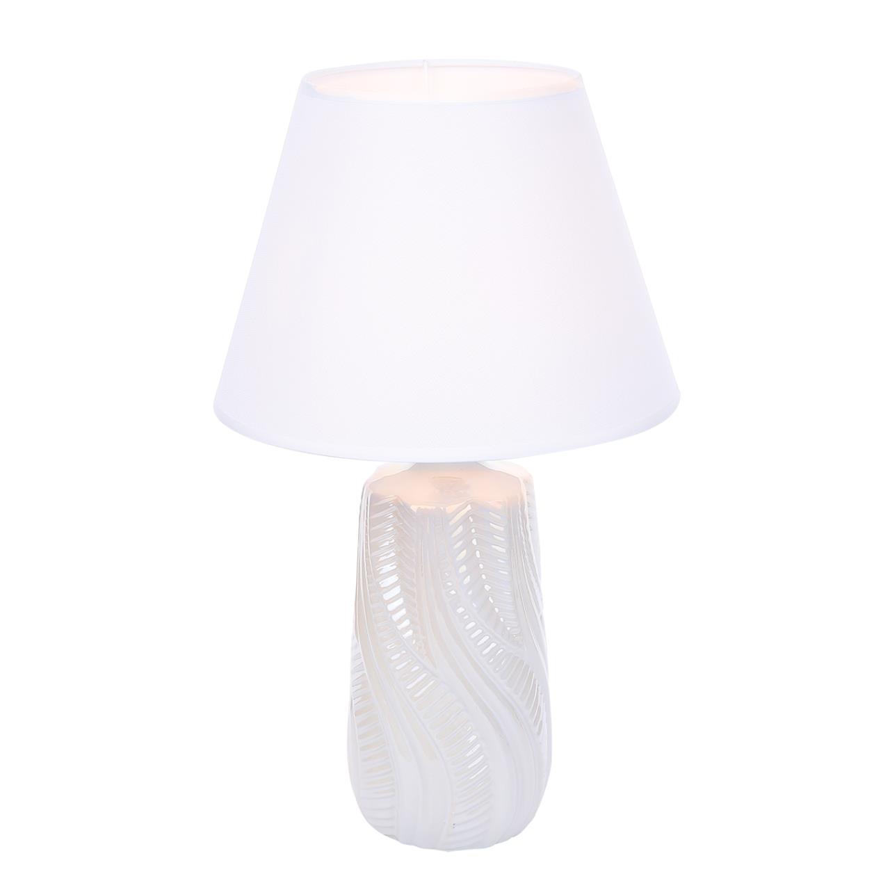 Настольная лампа LUMION CLASSI SINNA белый E27*1 10W
