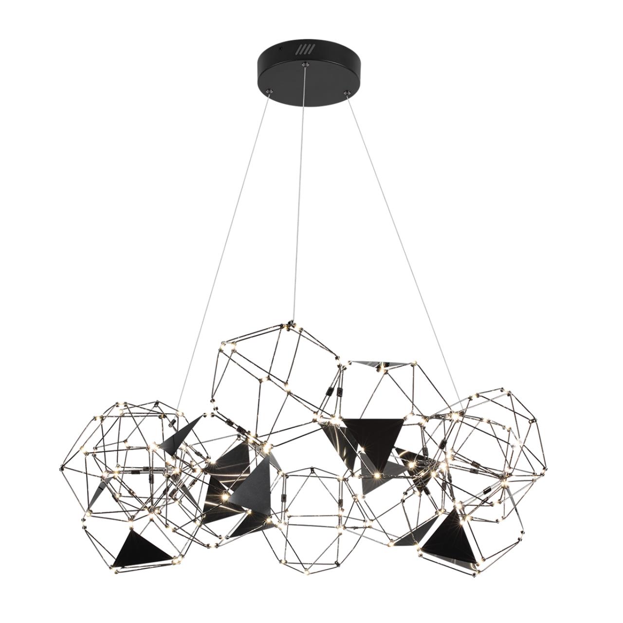 Люстра ODEON LIGHT L-VISION TRELLIS черный LED*1 56W