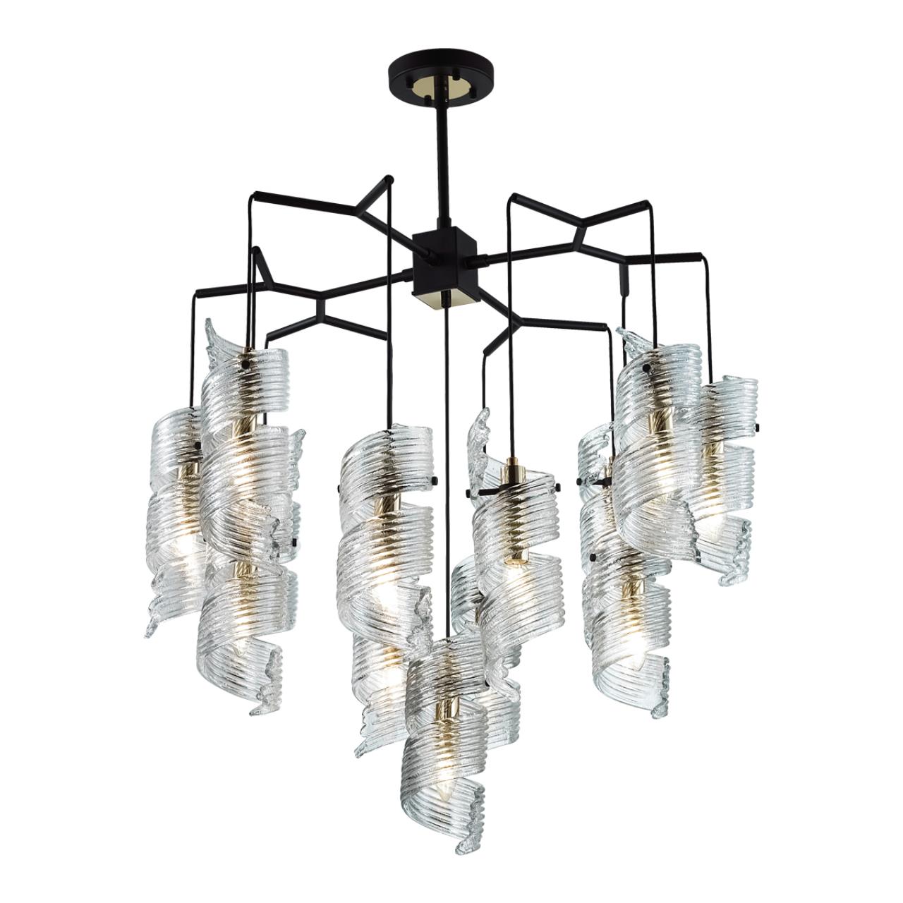 Люстра ODEON LIGHT EXCLUSIVE MODERN FUSILLI черный