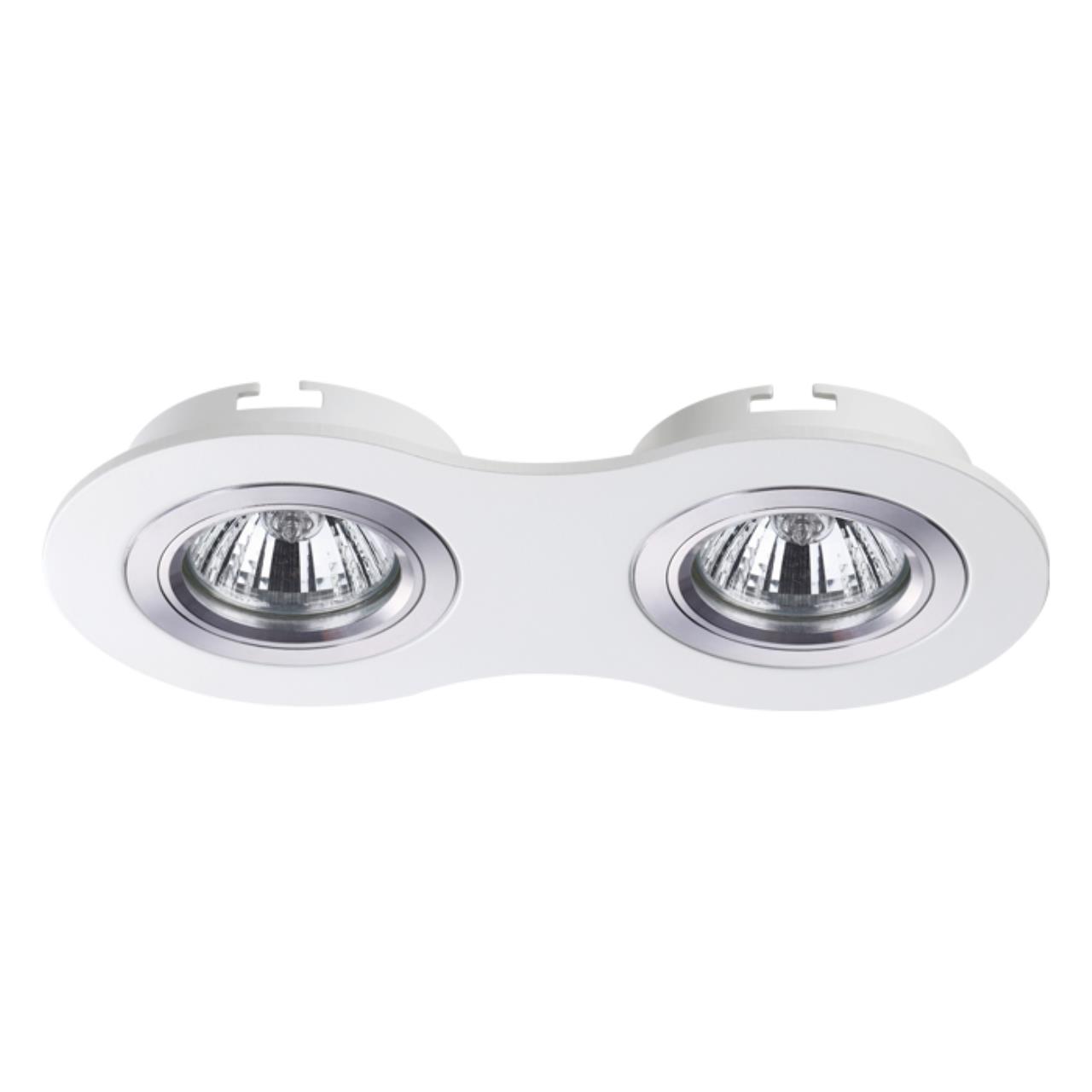 Встраиваемый светильник NOVOTECH SPOT MORUS белый GX5.3*2 10W