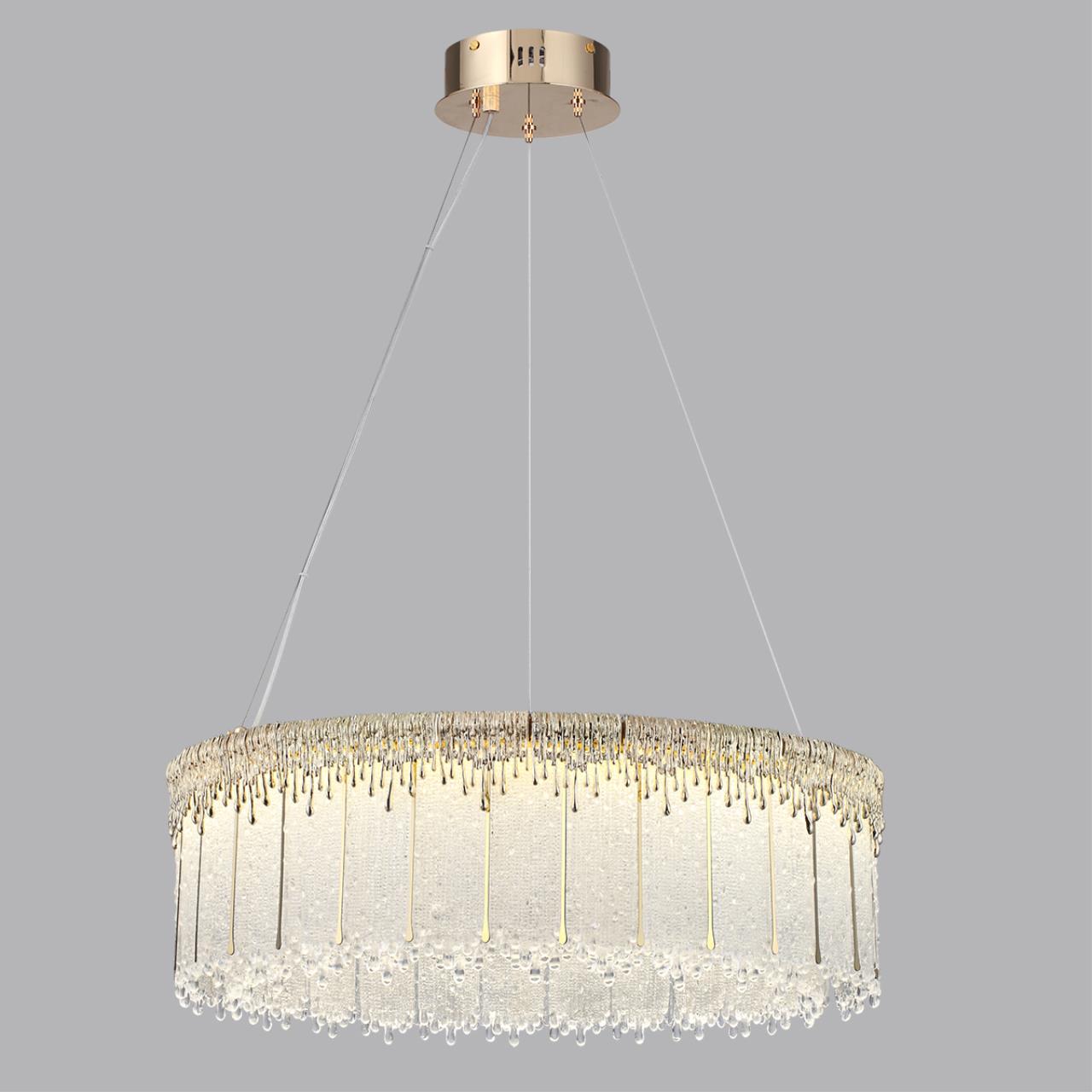 Люстра ODEON LIGHT L-VISION CLEO золотой LED*1 80