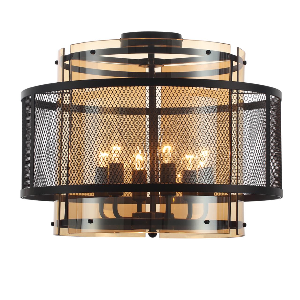 Люстра потолочная LUMION MODERNI ZARINA черный E14*6 10W
