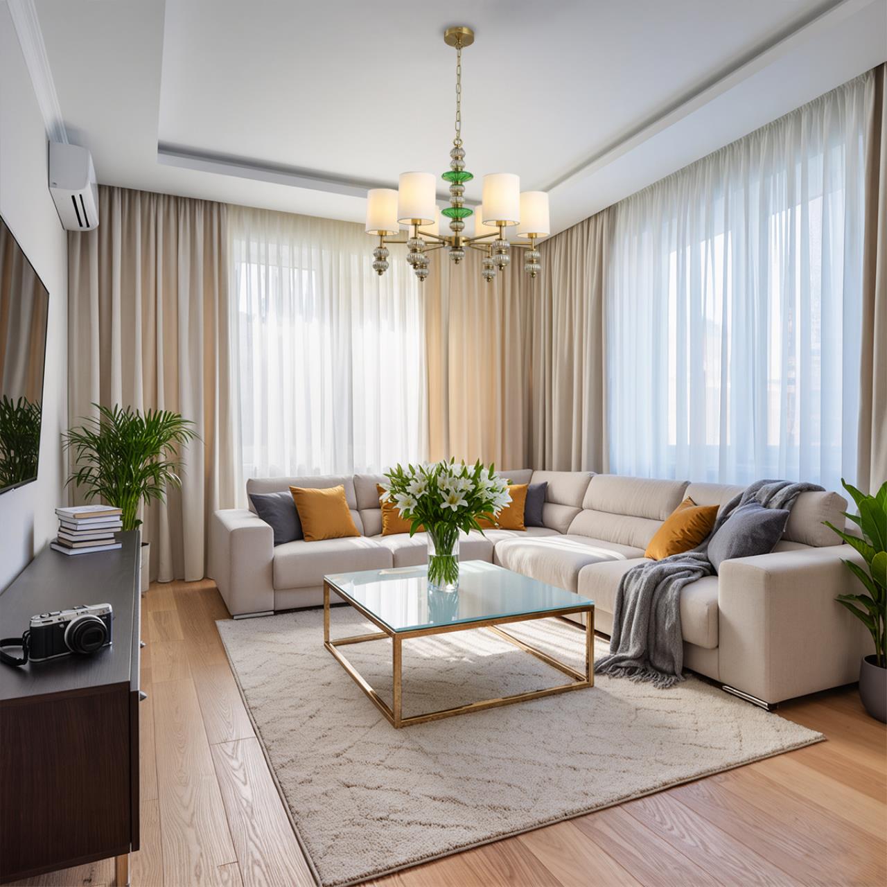 Люстра LUMION MODERNI ILMIRA бронзовый