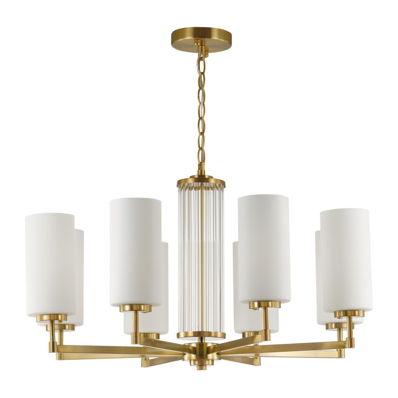Люстра ODEON LIGHT HALL KASALI золотой E27*8 10W