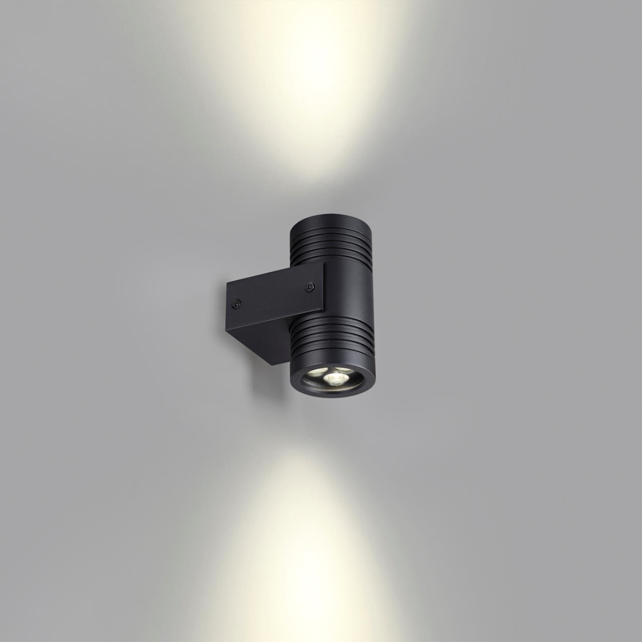 Уличный фасадный светильник ODEON LIGHT NATURE STIMA черный LED*1 12W 4000К