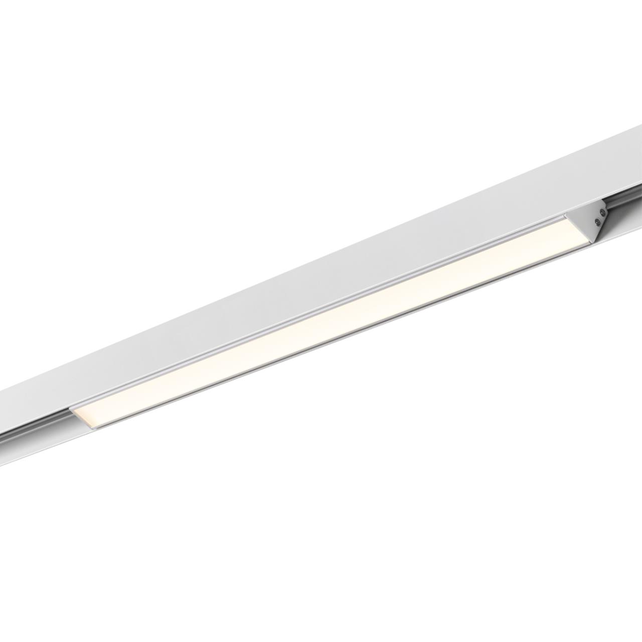 Трековый светильник для низковольного шинопровода NOVOTECH SHINO FLUM белый LED*1 24W 4000К 490 мм опал