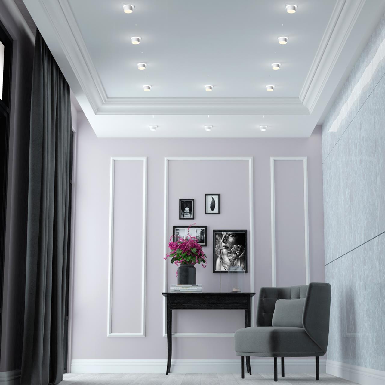 Светильник встраиваемый NOVOTECH SPOT LIRIO белый GU10*1 10W 92 мм