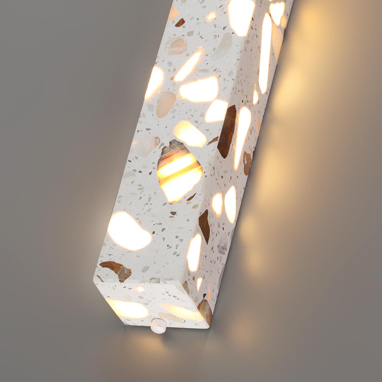 Настенный светильник ODEON LIGHT L-VISION TERRAZZO бронзовый LED*1 15W