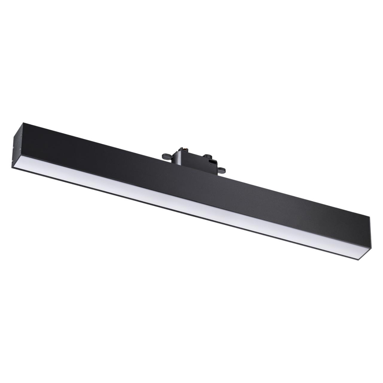 Светильник трековый однофазный трехжильный светодиодный NOVOTECH PORT ITER черный LED*1 30W 4000К