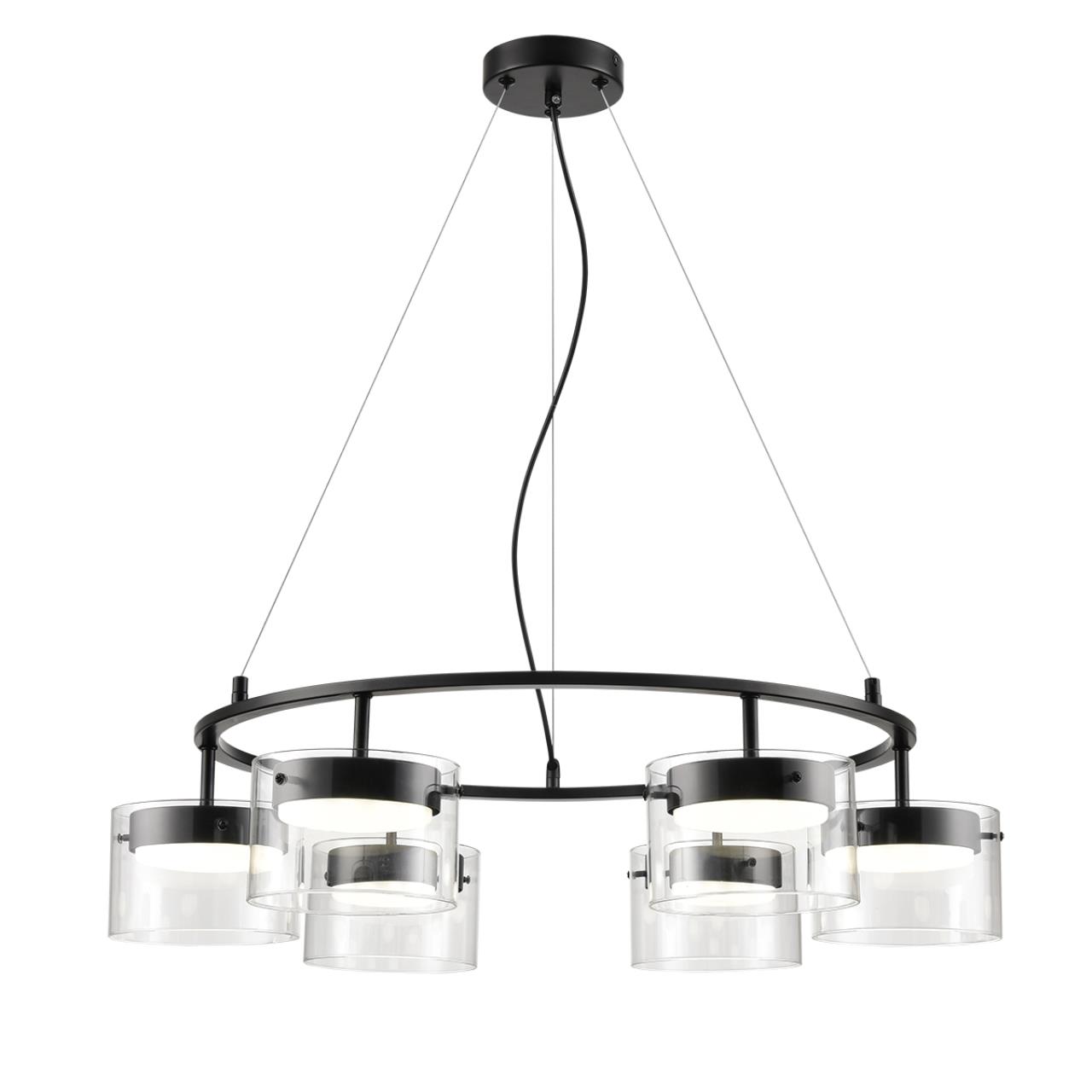 Люстра подвесная LUMION COMFI NATALINA черный GX70*6 15W