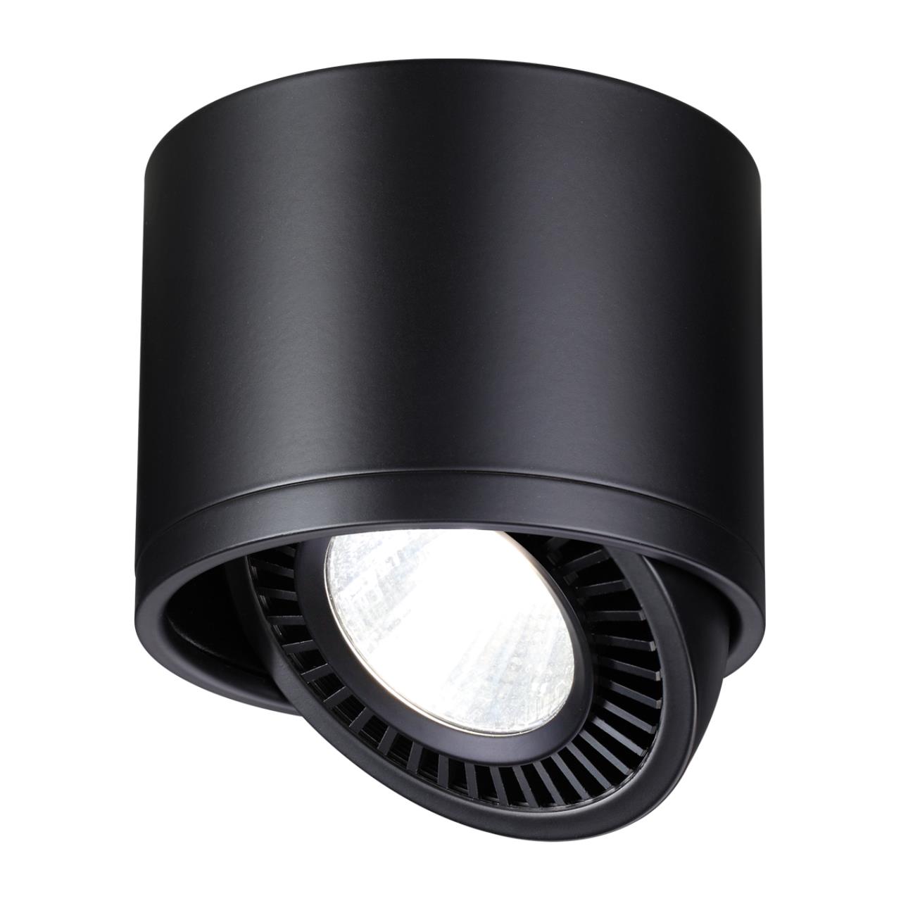 Светильник накладной светодиодный NOVOTECH OVER GESSO черный LED 18W