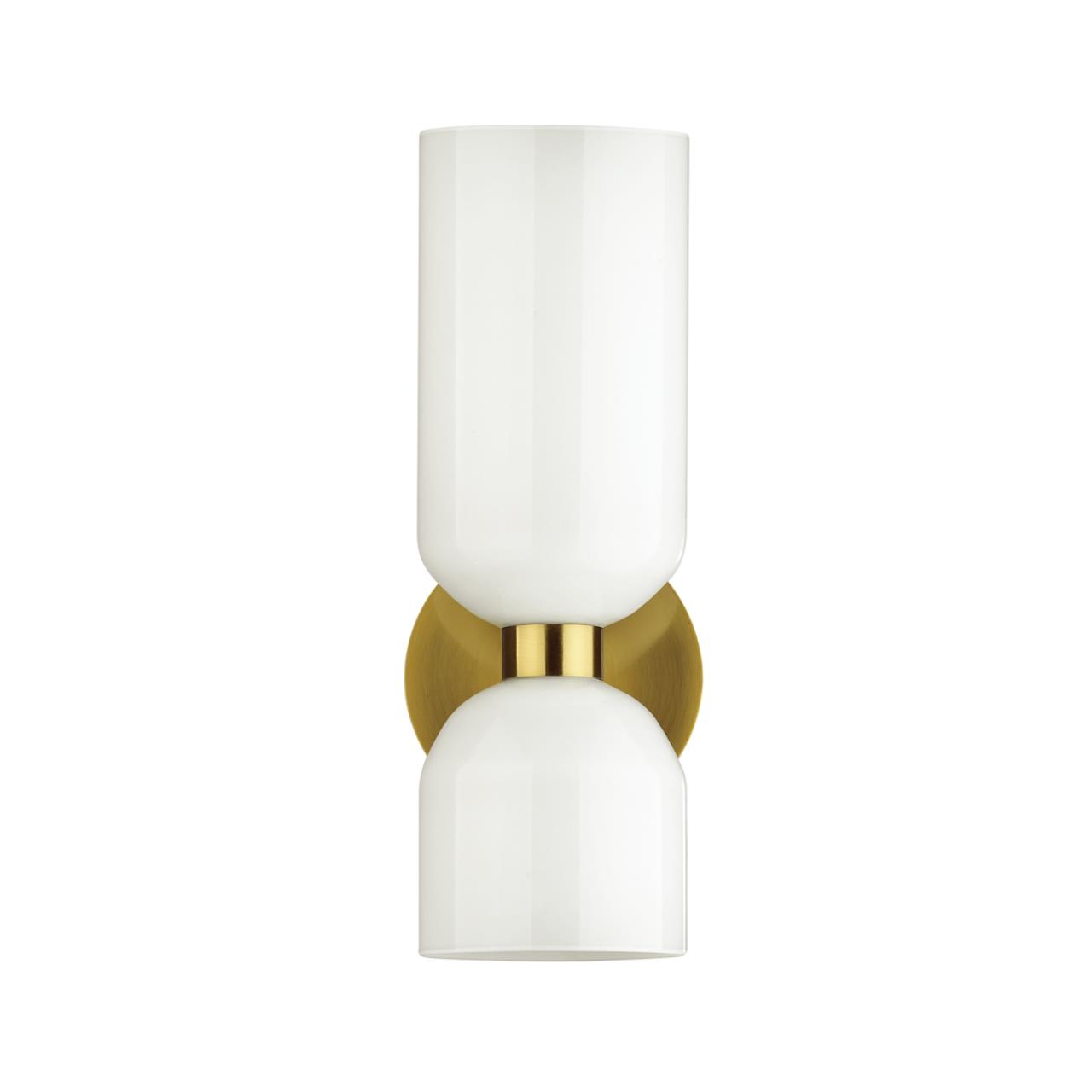Бра с выключателем ODEON LIGHT MIDCENT ORINOCO бронзовый E14*2 10W плафон белый
