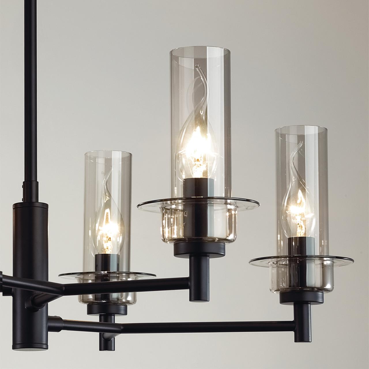 Люстра на штанге LUMION CLASSI MADONNA черный E14*6 10W