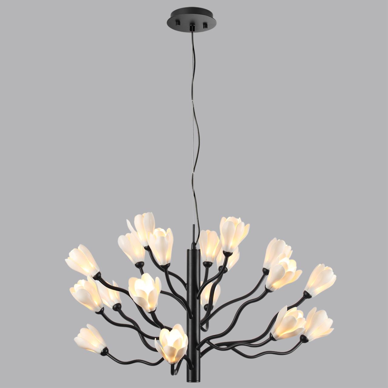 Люстра ODEON LIGHT MODERN GARDI черный G4*15 10W