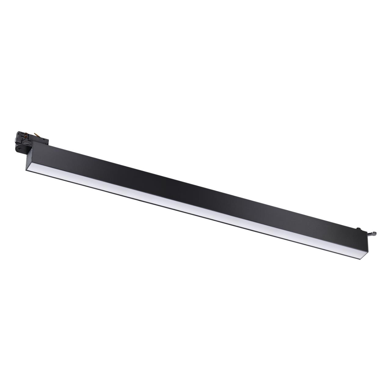 Светильник трехфазный трековый светодиодный NOVOTECH PORT ITER черный LED*1 40W