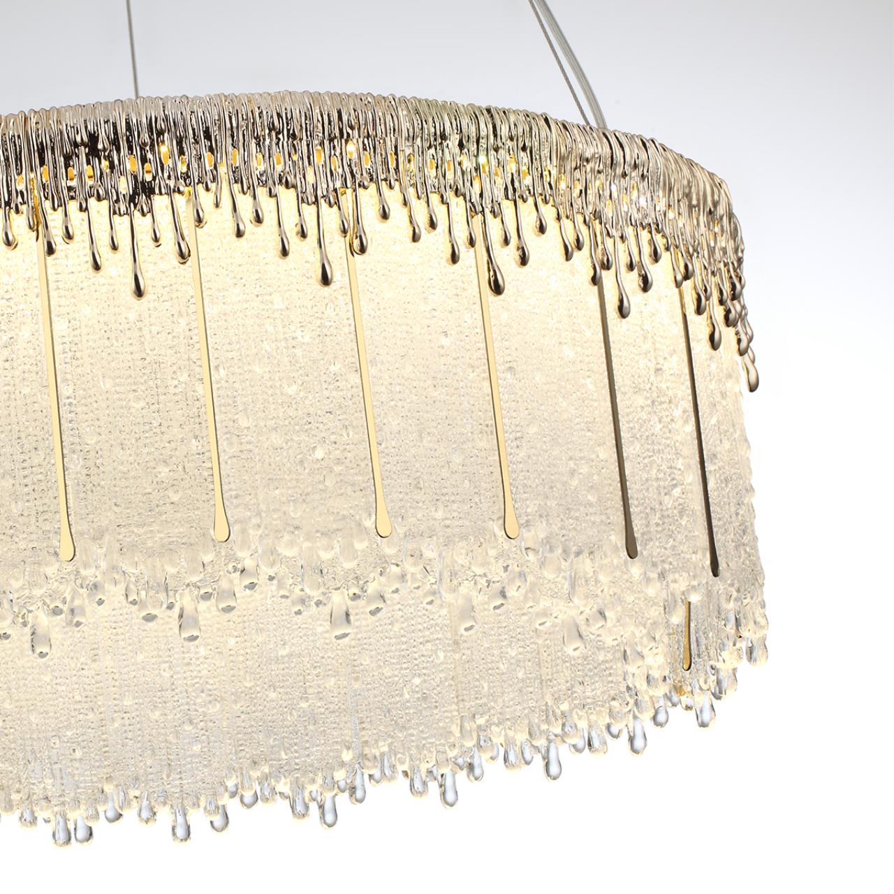 Люстра ODEON LIGHT L-VISION CLEO золотой LED*1 60