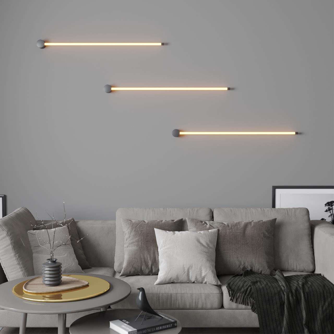 Светильник линейный светодиодный NOVOTECH KONST VITZ черный LED*1 15W 3000К