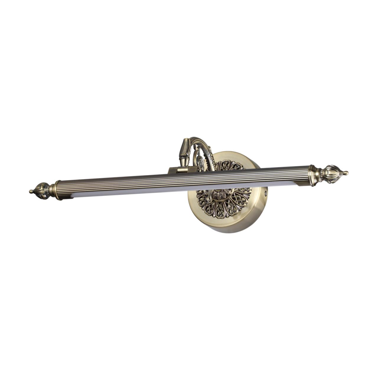Подсветка для картин ODEON LIGHT WALLI DEGA бронзовый LED*1 8W 3000К