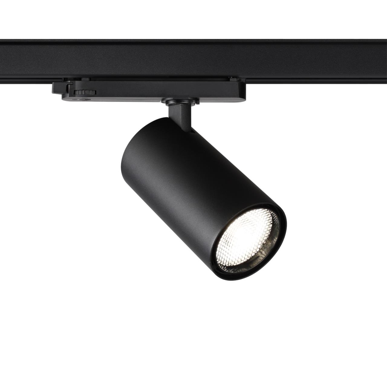 Светильник трехфазный трековый светодиодный NOVOTECH PORT HELIX черный LED*1 35W 3000К