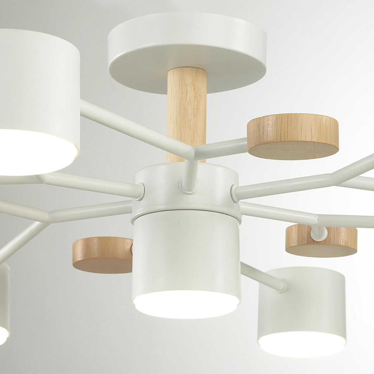 Люстра потолочная LUMION COMFI RONDO белый, бежевый GX53*7 10W