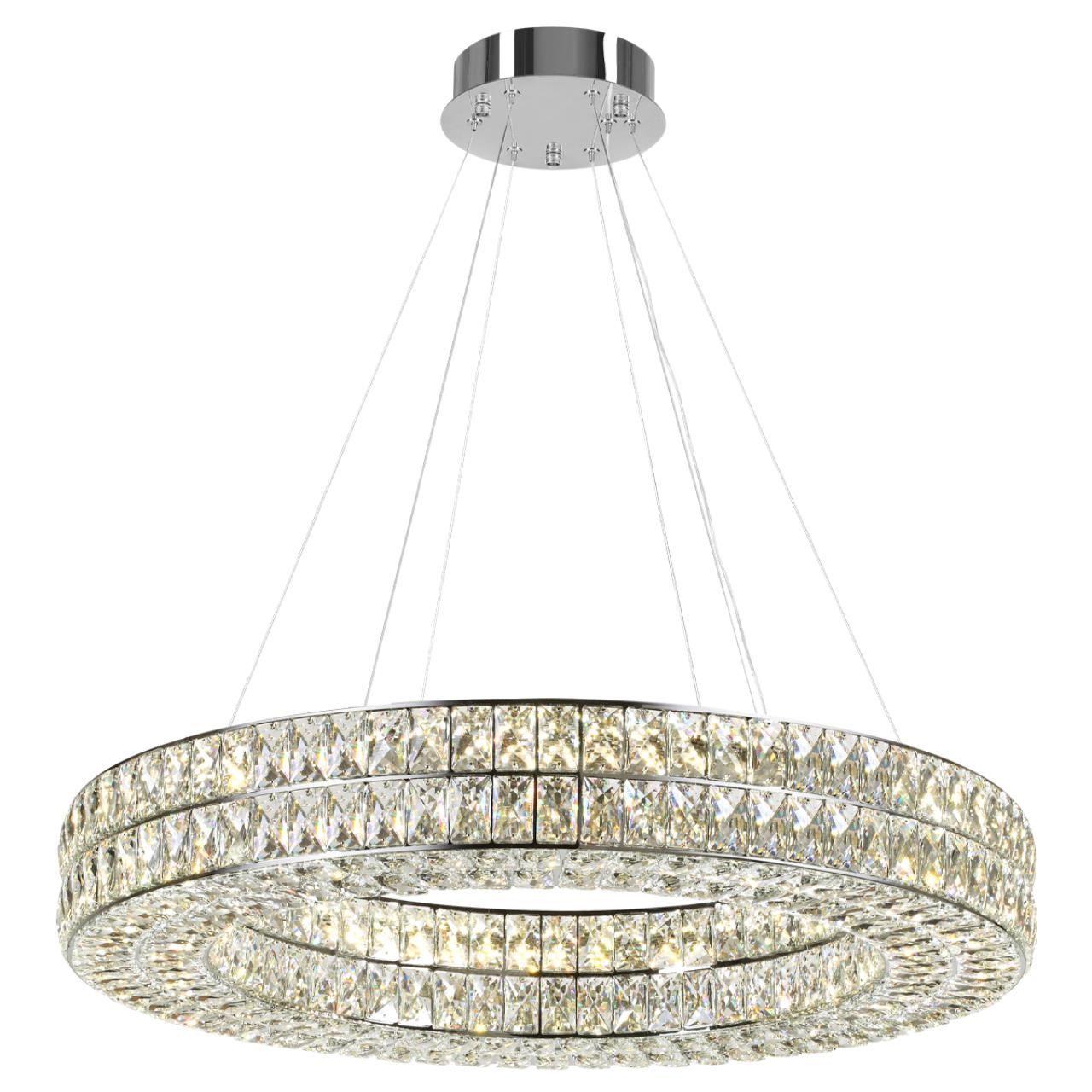 Люстра ODEON LIGHT L-VISION PANTA хром LED*1 85W