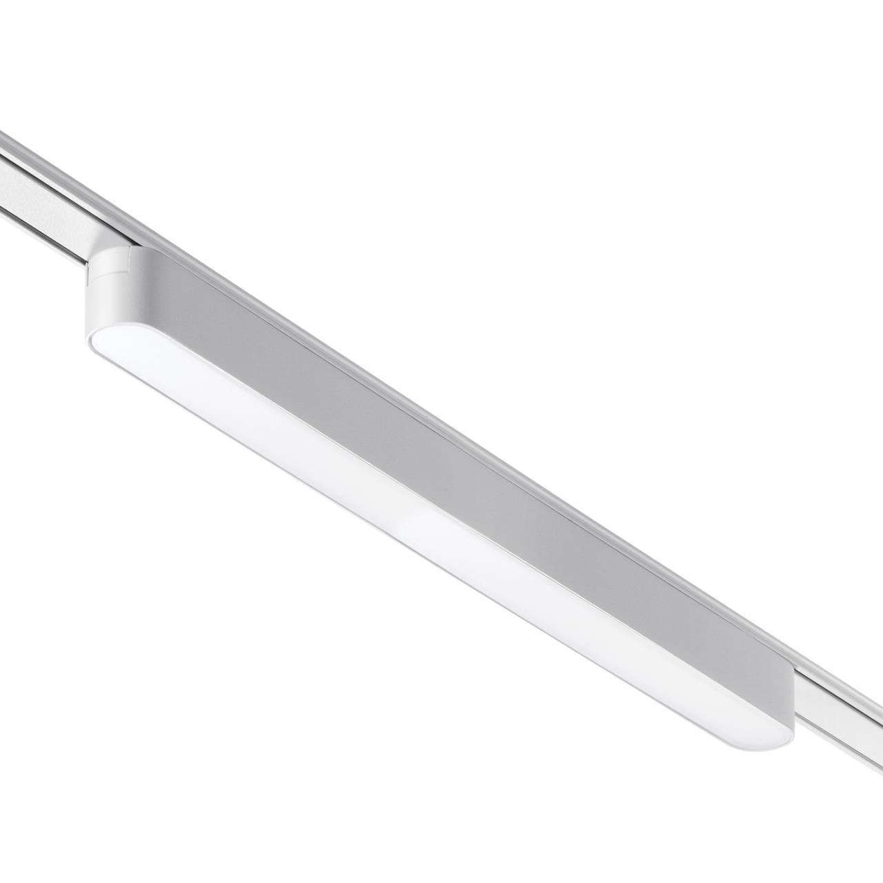 Трековый светильник для низковольтного шинопровода NOVOTECH SHINO SMAL белый LED*1 18W 3000К плафон белый