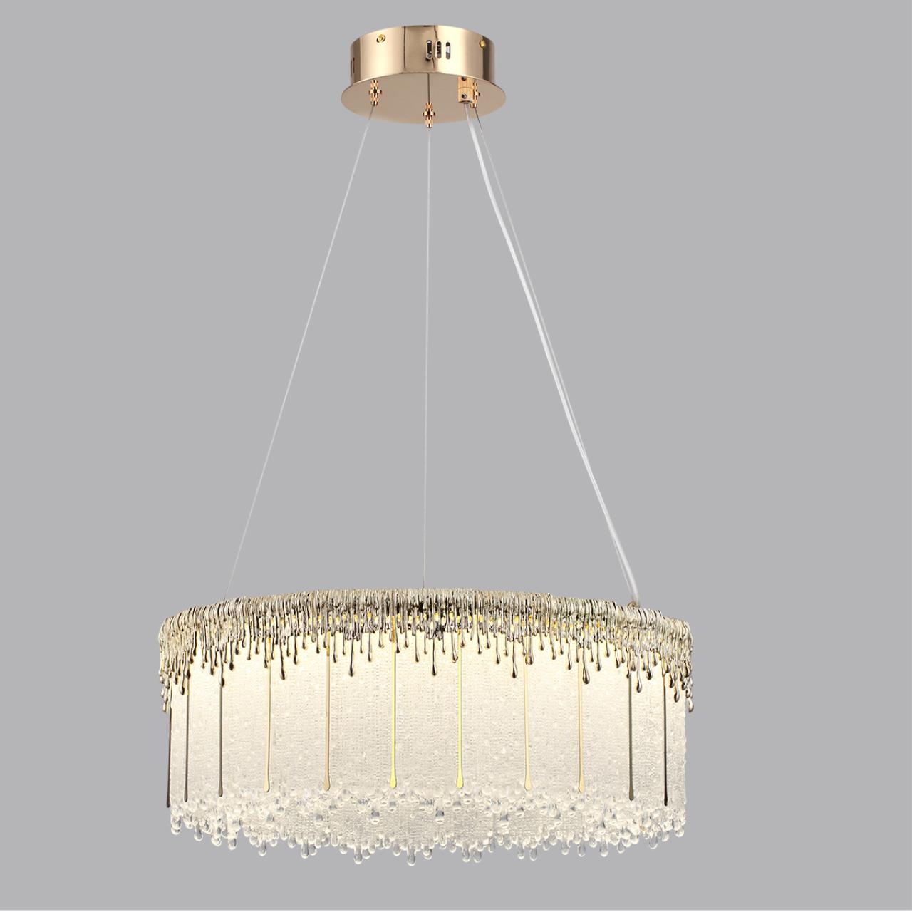 Люстра ODEON LIGHT L-VISION CLEO золотой LED*1 60