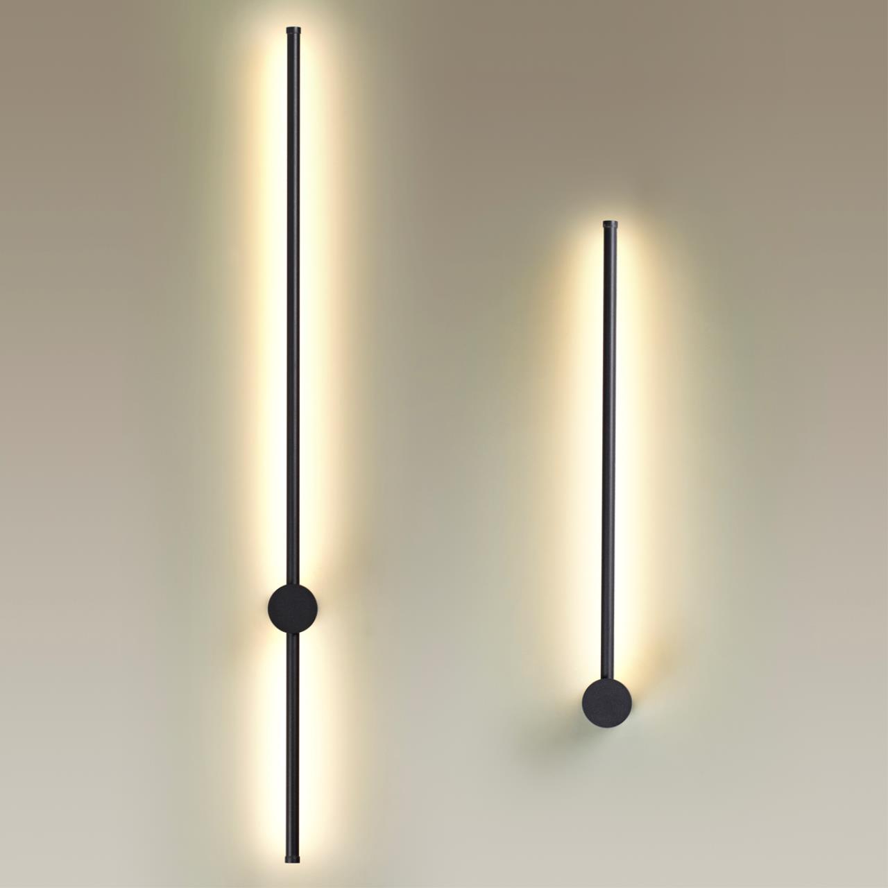 Настенный светильник ODEON LIGHT HIGHTECH FILLINI черный LED*1 1*12W 3000К плафон белый