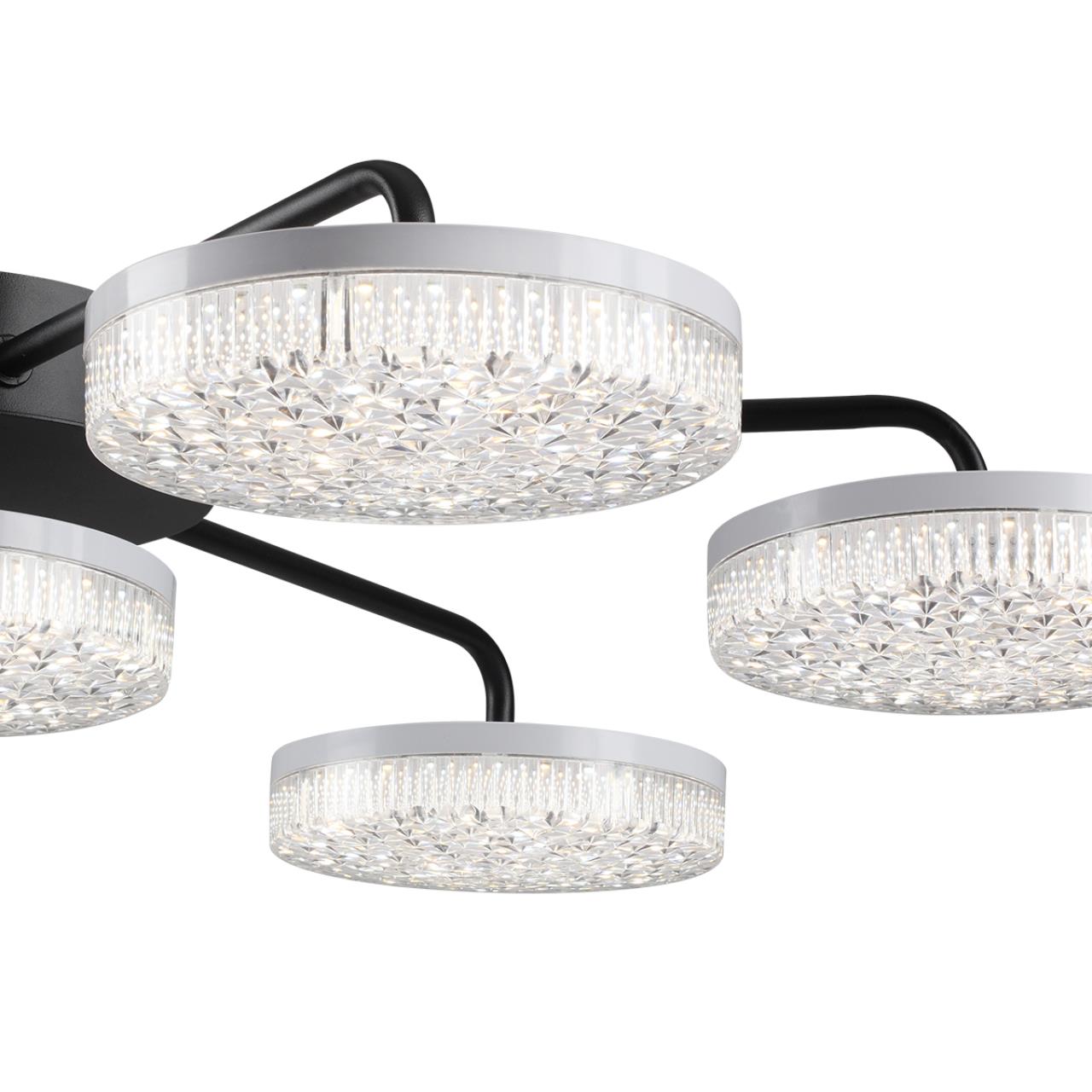 Люстра потолочная LUMION LEDIO DIDANA черный LED*1 90W