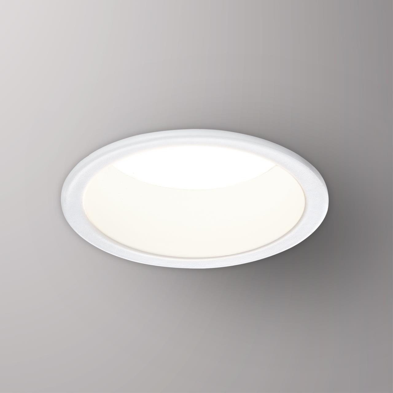 Светильник встраиваемый светодиодный NOVOTECH SPOT TRAN белый LED 6W 4000К плафон белый