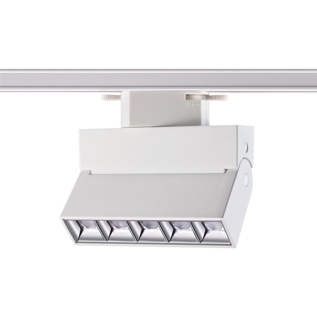 Светильник трековый однофазный трехжильный светодиодный NOVOTECH PORT EOS белый LED 13W